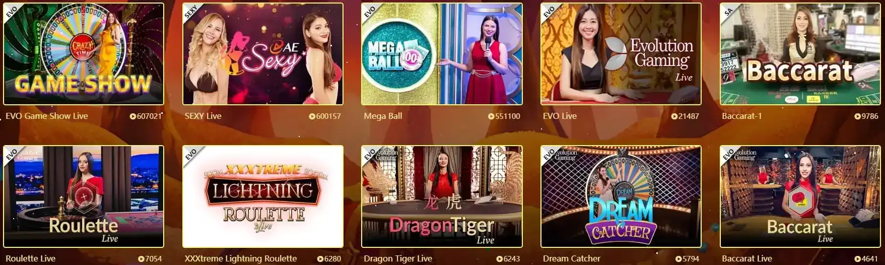 Phil168 casino live games
